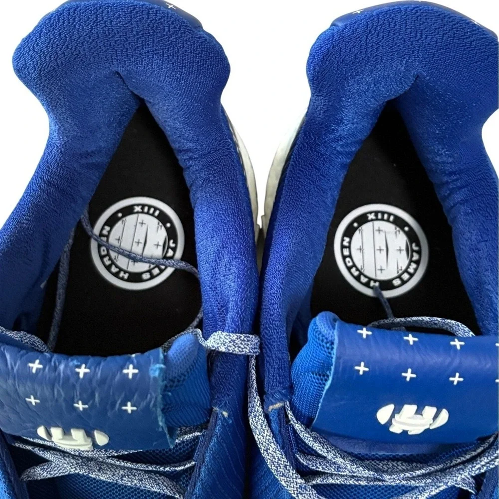 Adidas Harden Vol 3‎ Basketball Shoes Mens 18 Blue White D97167 Performance Shoe
